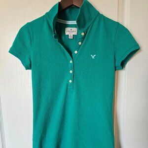 American Eagle Women's Short-Sleeve Polo